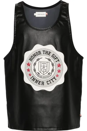 HONOR THE GIFT Faux-leather vest