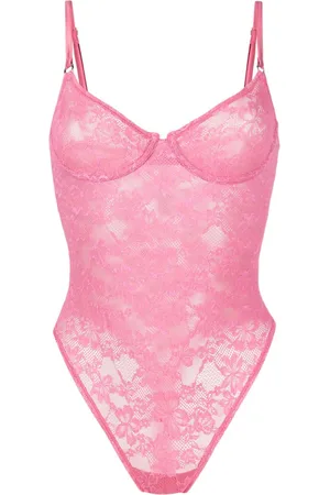 FLEUR DU MAL Le Stretch lace bodysuit