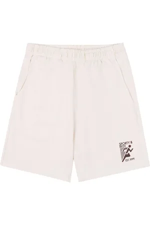 Sporty & Rich Olympic Gym cotton track shorts