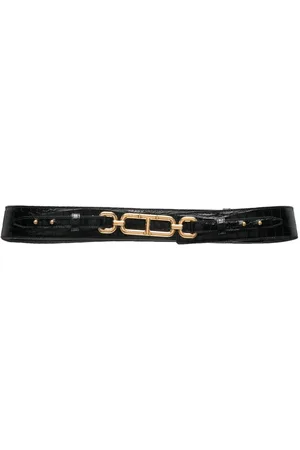 Tom Ford Crocodile-effect leather belt