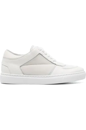 Fabiana Filippi Mesh-panels tonal leather sneakers