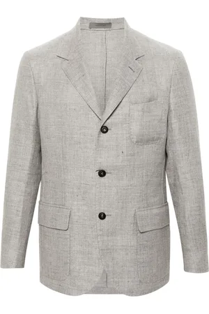 corneliani Stand-up collar single-breasted blazer
