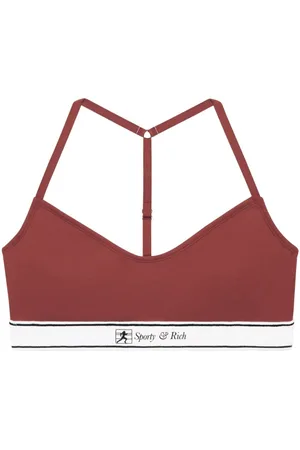 Sporty & Rich Runner Script bralette