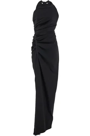 Salvatore Ferragamo Halterneck dress with gathered front