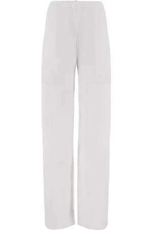 Salvatore Ferragamo Patch-detail linen-blend trousers