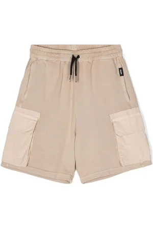 Aspesi Elasticated-waist cotton shorts