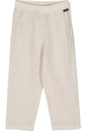 Aspesi Straight-leg linen trousers