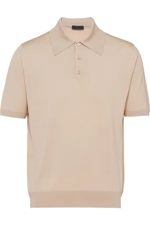 Prada Short-sleeve wool polo shirt