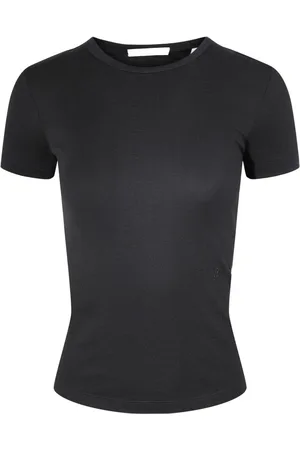 Helmut Lang Shrunken ribbed-knit top