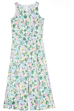 Chiara Ferragni Floral-motif sleeveless jumpsuit