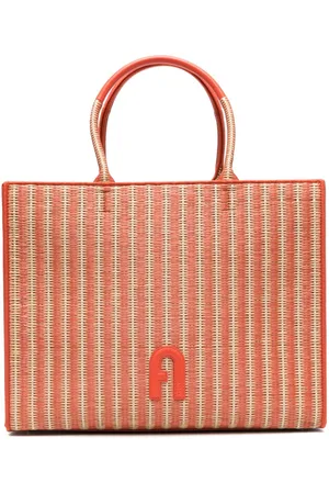 Furla Logo-patch tote bag