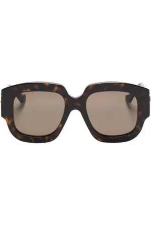 Gucci Double G square-frame sunglasses