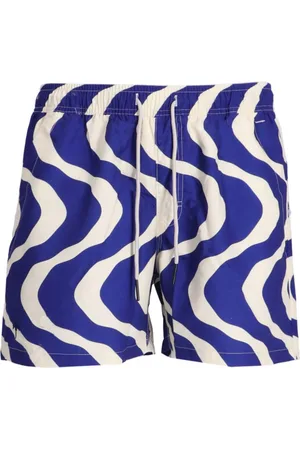 Oas Rippling elasticated-waist swim shorts
