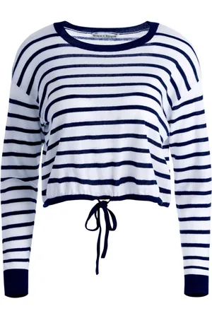 ALICE+OLIVIA Bernetta striped top