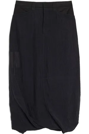 LEMAIRE Twisted hem draped skirt