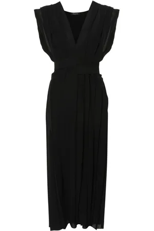 Fabiana Filippi Pleated crepe maxi dress