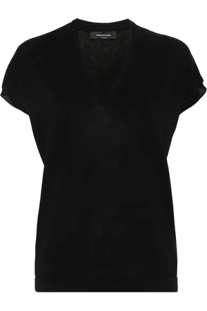 Fabiana Filippi Sequin-embellished knitted top
