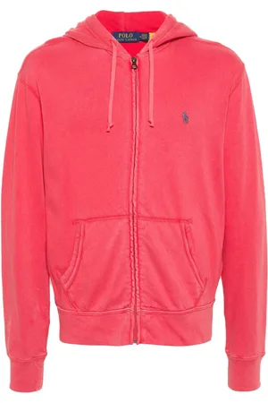 Ralph Lauren Polo-Pony-motif zipped hoodie