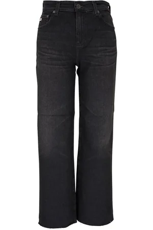 AG Jeans Saige high-rise wide-leg jeans