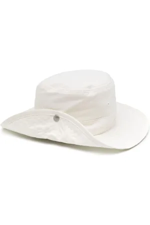 Jil Sander Logo-tag cotton bucket hat