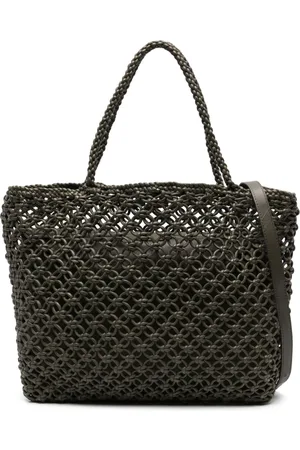 Officine creative Susan 02 macramé-effect tote bag