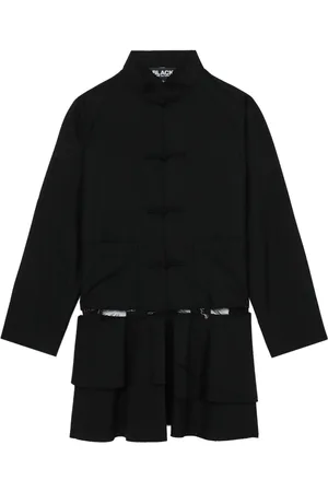 Comme des Garçons Cut-out wool-blend coat