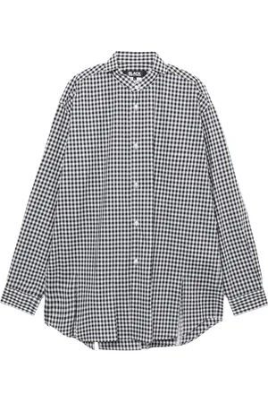 Comme des Garçons Gingham-print cotton T-shirt