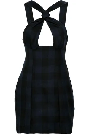Sinéad O’Dwyer Tie wool minidress