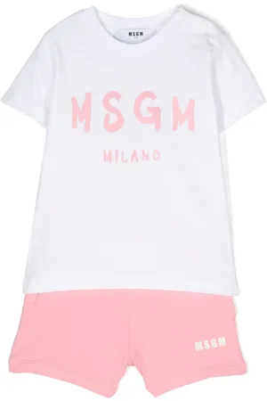 Msgm Logo-print cotton tracksuit set