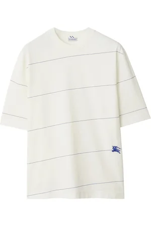 Burberry Striped cotton T-shirt