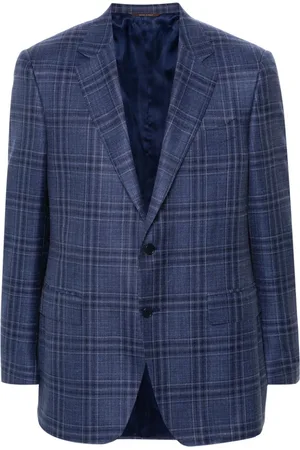 CANALI Checked single-breasted blazer