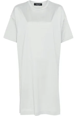 Fabiana Filippi Round-neck short-sleeve dress