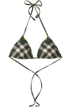 Burberry Checked bikini top