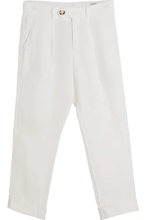 Brunello Cucinelli Straight-leg linen trousers