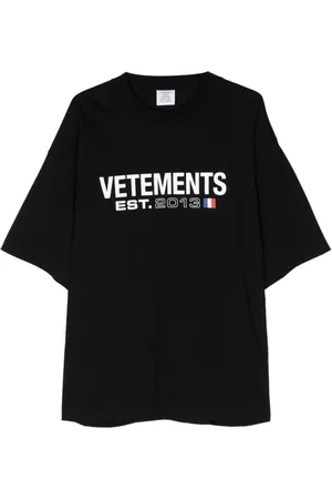 Vetements Logo-print cotton T-shirt