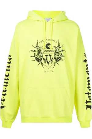 Vetements Logo-print pullover hoodie