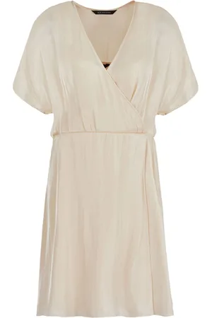 Armani Exchange Wrap chiffon minidress
