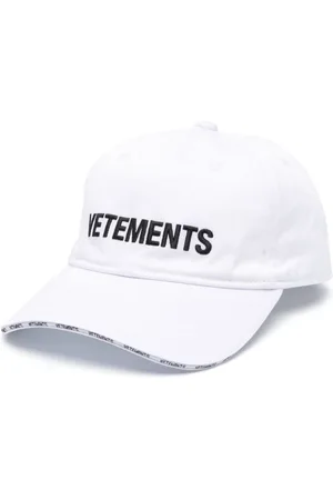 Vetements Logo-embroidered cotton cap