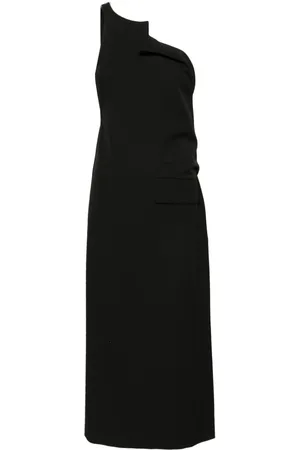 Maison Margiela Asymmetric-neck twill top
