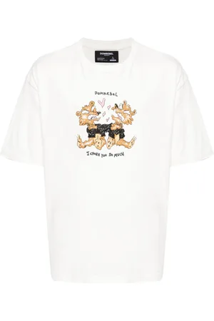 DOMREBEL Choke graphic-print cotton T-shirt