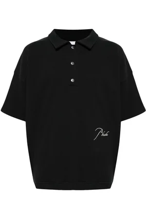 Rhude Logo-embroidered polo shirt