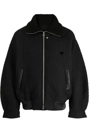SONGZIO Quilted zip-up bomber jacket