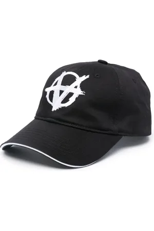 Vetements Logo-embroidered cotton cap