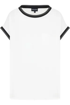 Emporio Armani Chiffon short-sleeve blouse