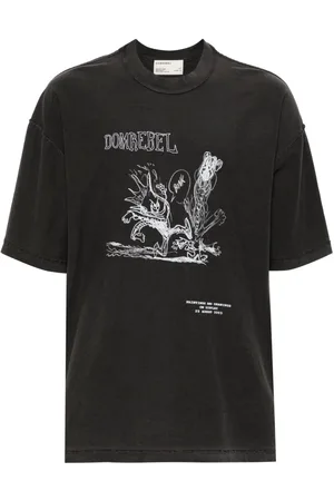 DOMREBEL Comic Kick graphic-print cotton T-shirt