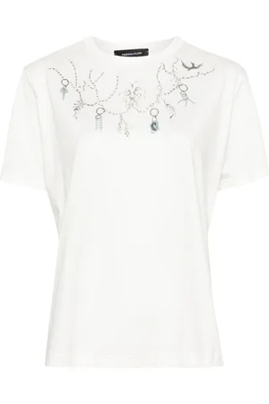 Fabiana Filippi Fabula-print cotton T-shirt