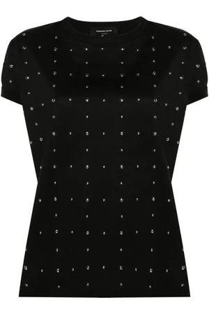 Fabiana Filippi Studded cotton T-shirt