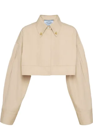 Prada Cropped cotton jacket