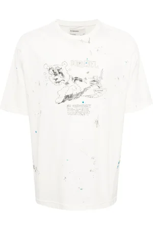 DOMREBEL Scuff Picnic paint-detail T-shirt