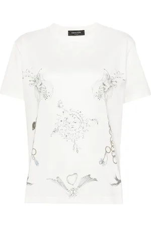 Fabiana Filippi Fabula-print cotton T-shirt